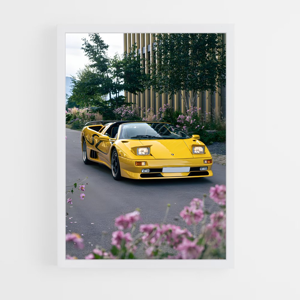 Poster Diablo Street – affiche Lamborghini (vue 3)